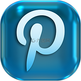 圖標(biāo),符號,pinterest