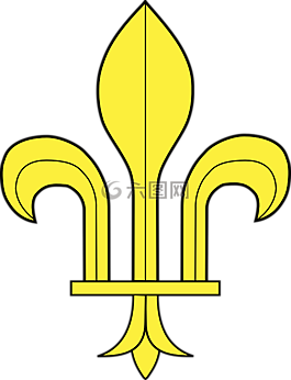 百合,花,紋章