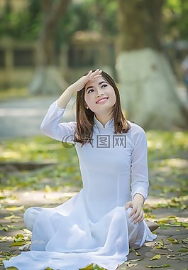 越南女孩,學校的同樂日,女兒