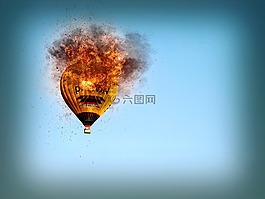 熱氣球,火,熱空氣氣球騎
