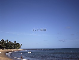 海滩,贝拉 mar,mar