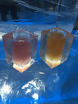 冰,酒吧,喝