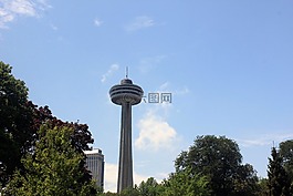 天空針,尼加拉瀑布,市中心
