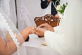 婚姻,手,夫婦