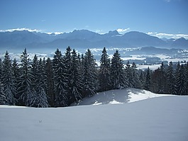 阿尔卑斯山全景图,aggenstein,布赖滕贝格