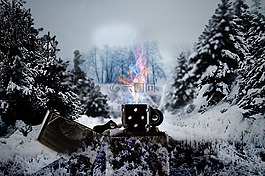 冬天,雪,冷