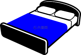 床,臥室,黑