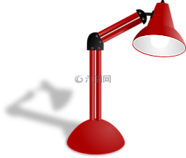 桌灯,灯,夜