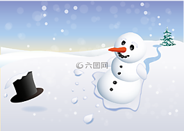 雪人,雪,冬天