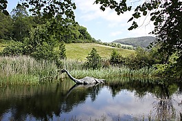 蘇格蘭,尼斯湖水,湖怪獸