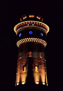 led照明,水塔,塔