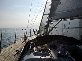 船帆,小船,海