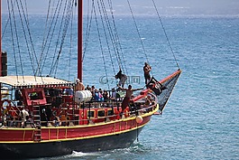 海,船舶,夏季