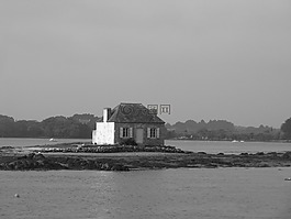 布列塔尼,房子,ile