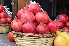 水果,紅色,石榴