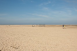 波,海灘,沙