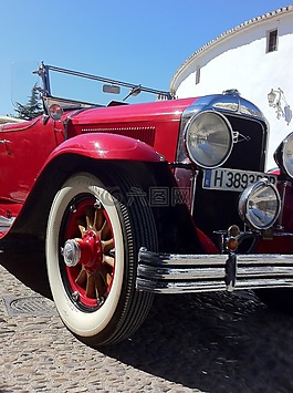 紅色,汽車,自動