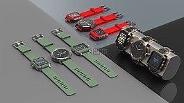 wristmate苹果,摩托360第一代,fitibit