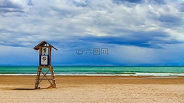 景观,海,太阳
