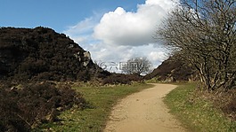 路徑,線索,小山
