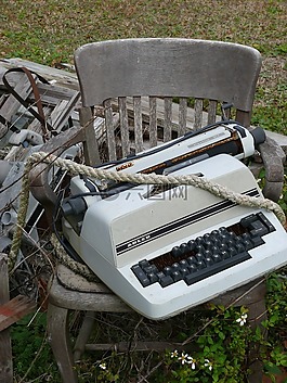 打字機,釀酒,老