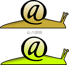 蜗牛,电子邮件,邮件