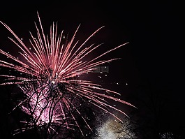 煙花爆竹,天空,新的一年的一天
