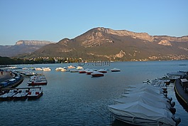 湖,阿纳西,水