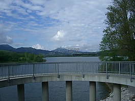 gruentensee,壩,觀景臺