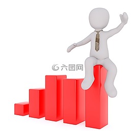 白人男性,3d模型,孤立