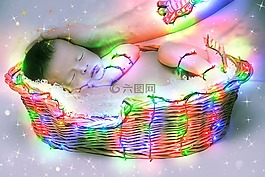嬰兒,圣誕老人,圣誕節(jié)