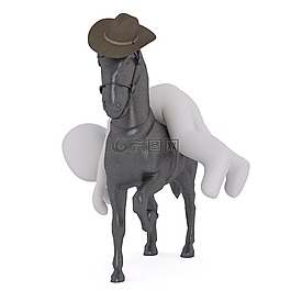 白人男性,3d模型,孤立