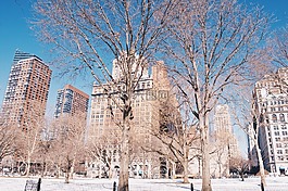 建設(shè),紐約,雪