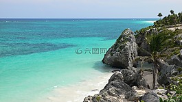海,海灘,墨西哥
