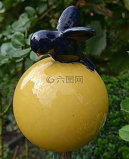 花園的全球,固體球的粘土,花園