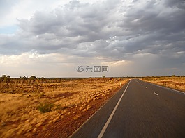 道路,澳大利亞,云