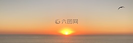 日落,太陽(yáng),水