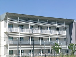 醫(yī)院,陽臺,支柱