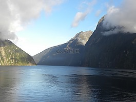 峽灣,fjordland,山