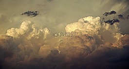 云,威脅,陰沉