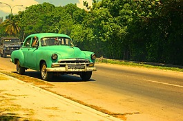 古巴,汽車,道路
