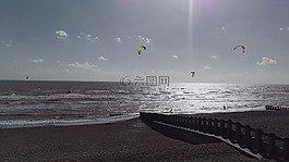 海邊,岸,風箏