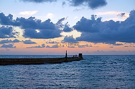 水,天空,海