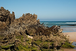 海洋,海灘,潮