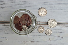 瓶,貨幣,變化