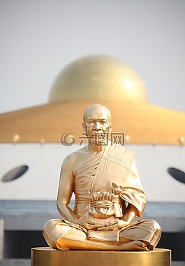 budha,和尚,黃金