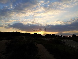 日落,性質(zhì),云