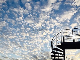 天空,日落,步驟