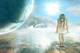 天空,行星,地球