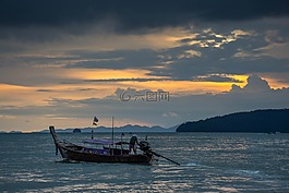 船,海,泰國